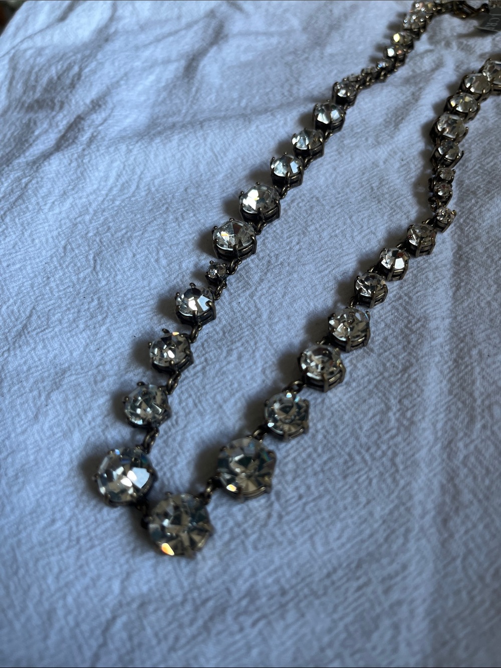 J. Crew Vintage Crystal Statement Necklace